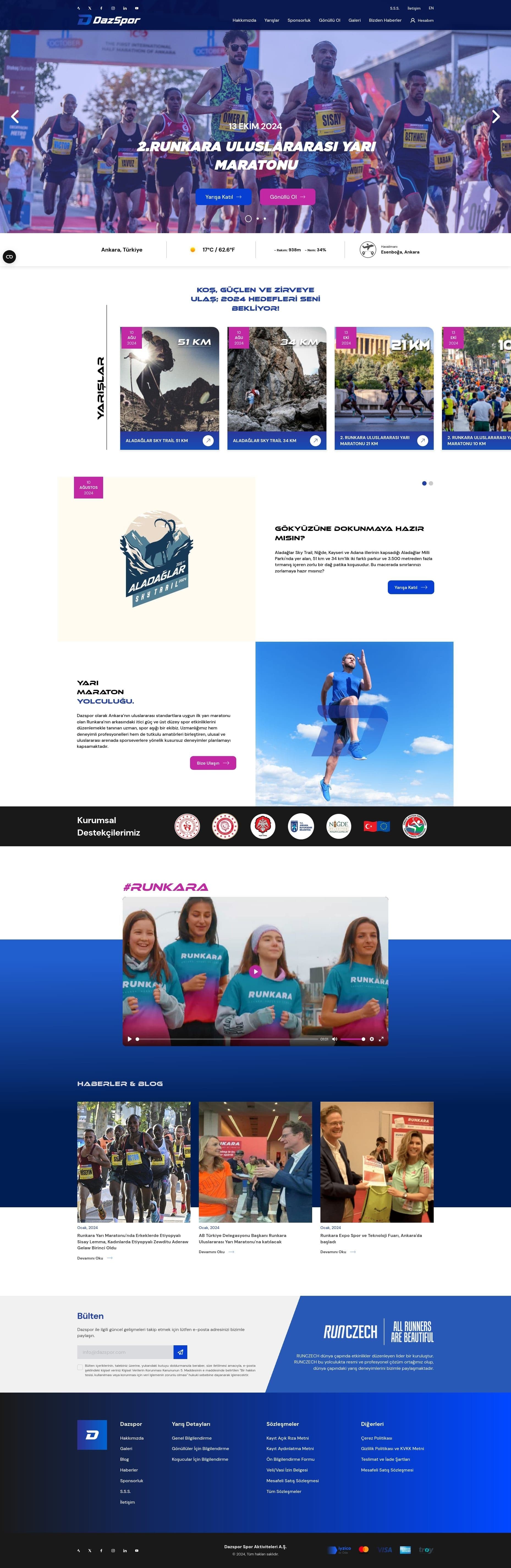 Dazspor Etkinlik Yönetim Sistemi